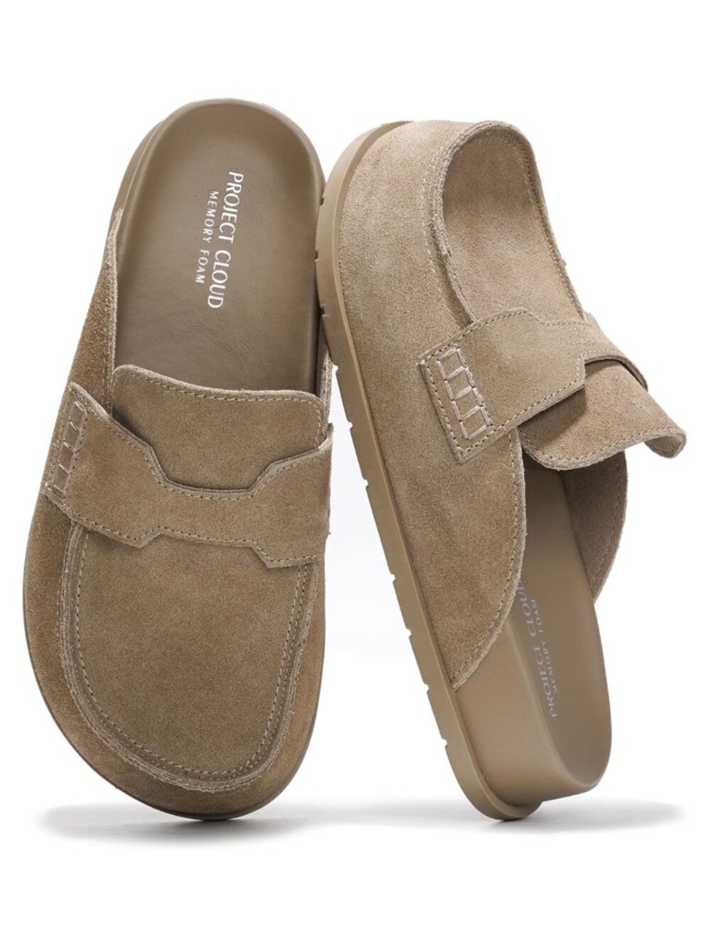 Genuine Leather Slip On Clogs Womens Mules Fall Shoes